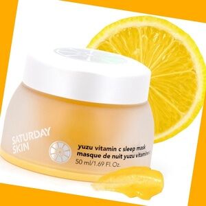 Saturday Skin Yuzu Vitamin C Sleep Overnight Face Mask